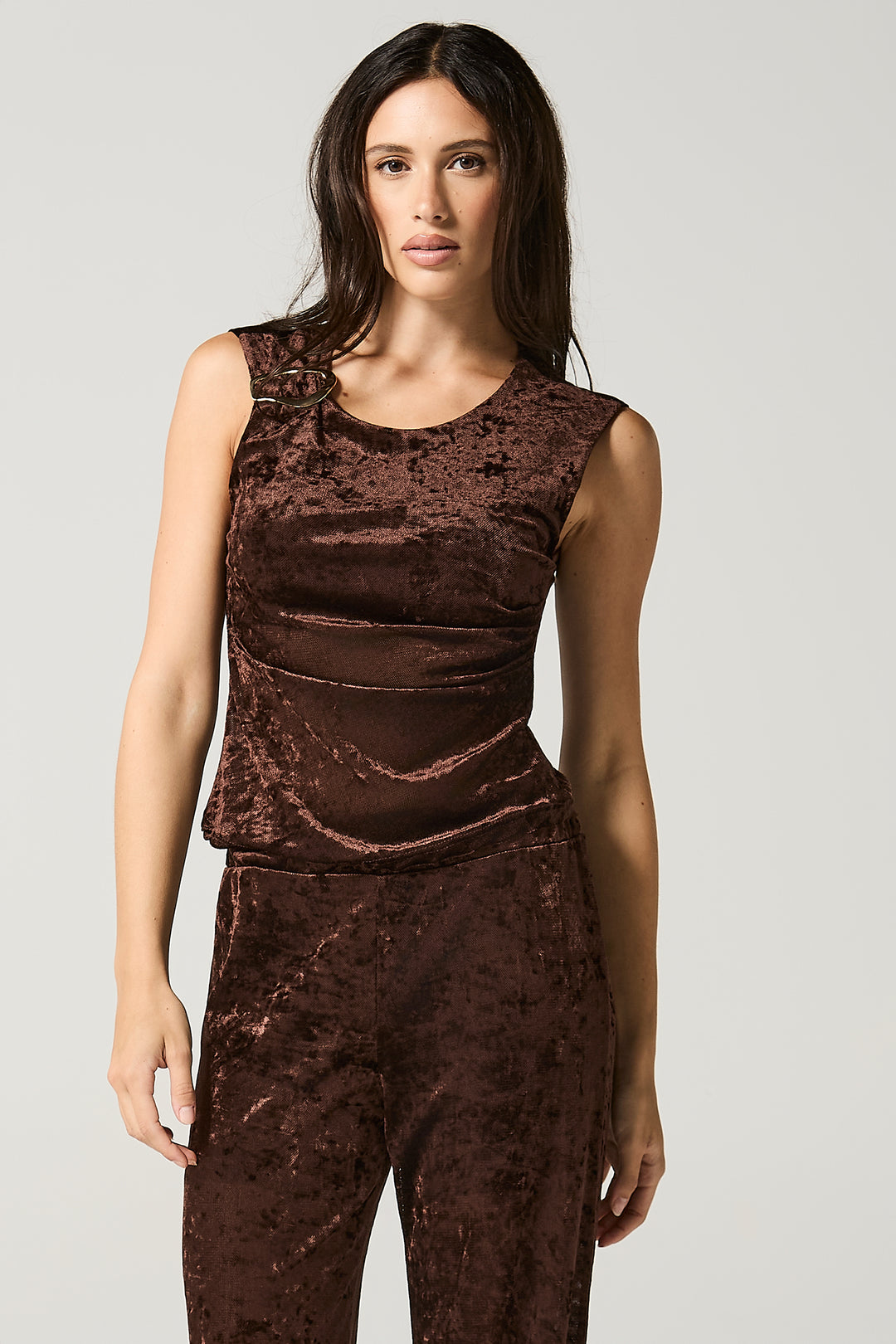 Top in ciniglia stretch