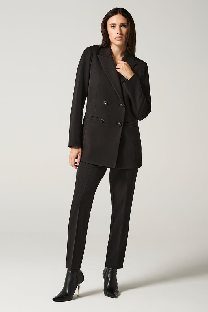 Blazer doppiopetto con revers a lancia