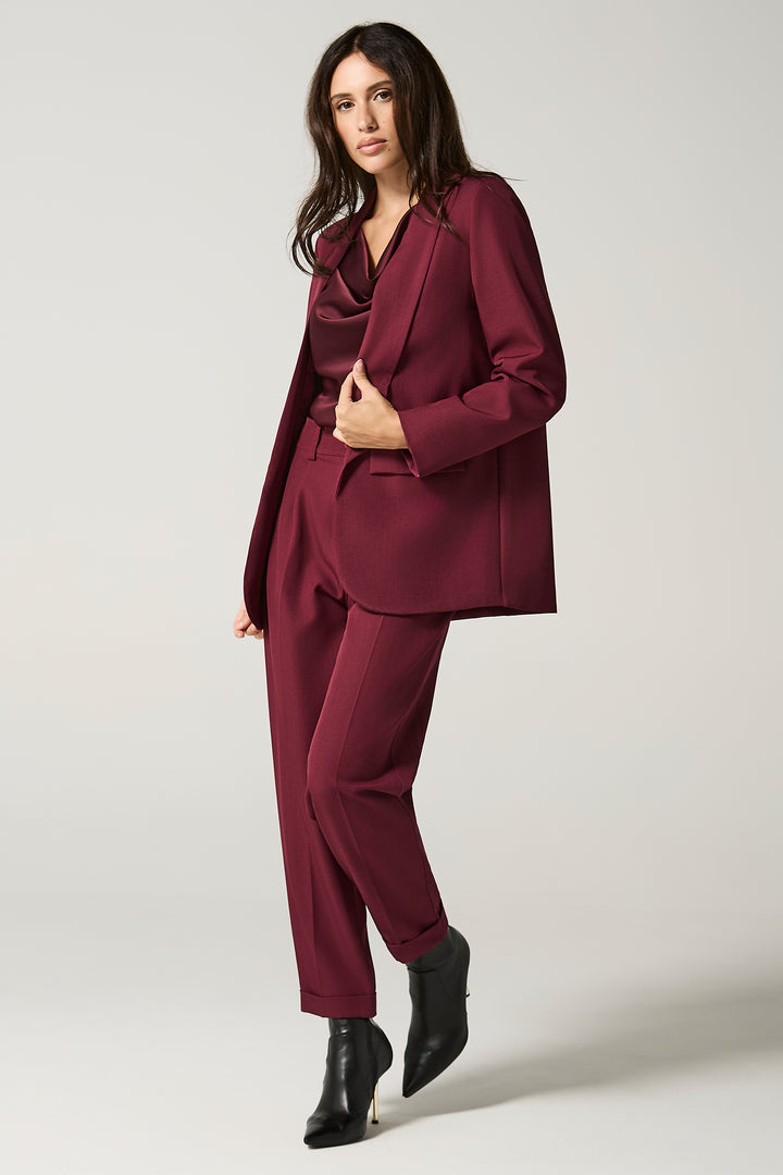 Pantalone chino con risvolto al fondo