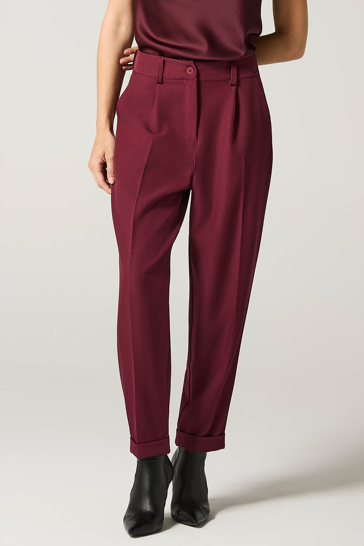 Pantalone chino con risvolto al fondo