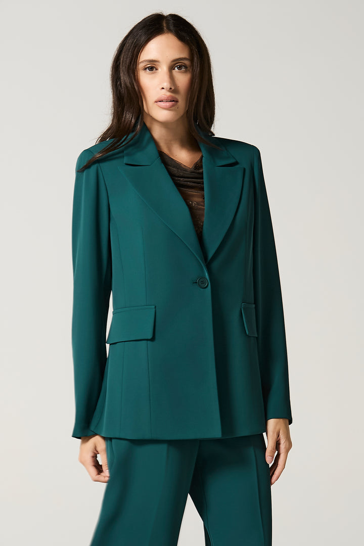 Blazer a un bottone in cady