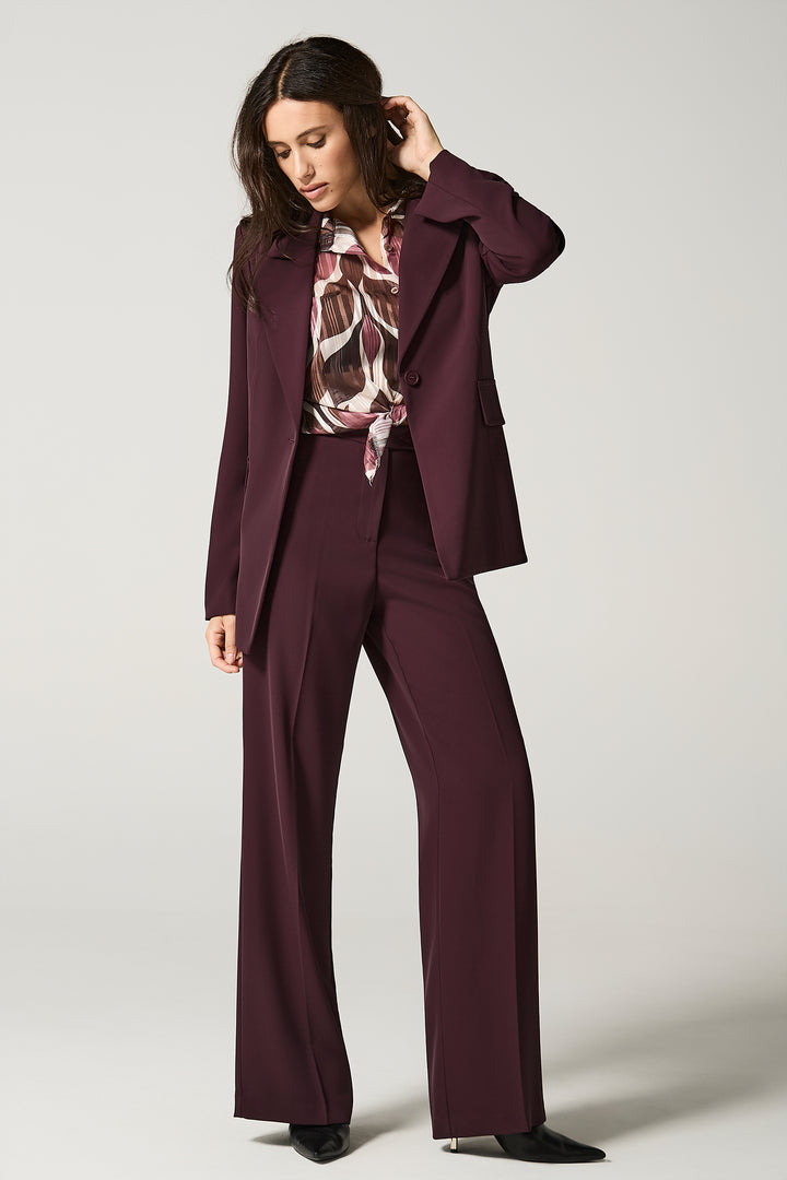 Blazer a un bottone in cady