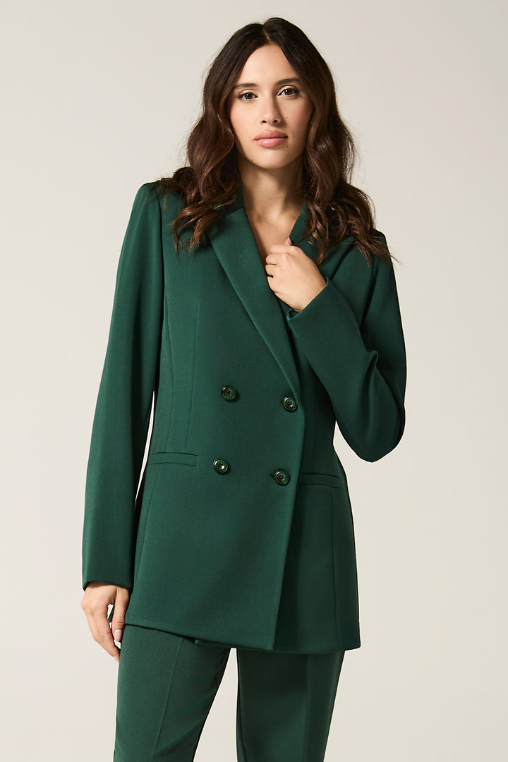 Blazer doppiopetto con revers a lancia