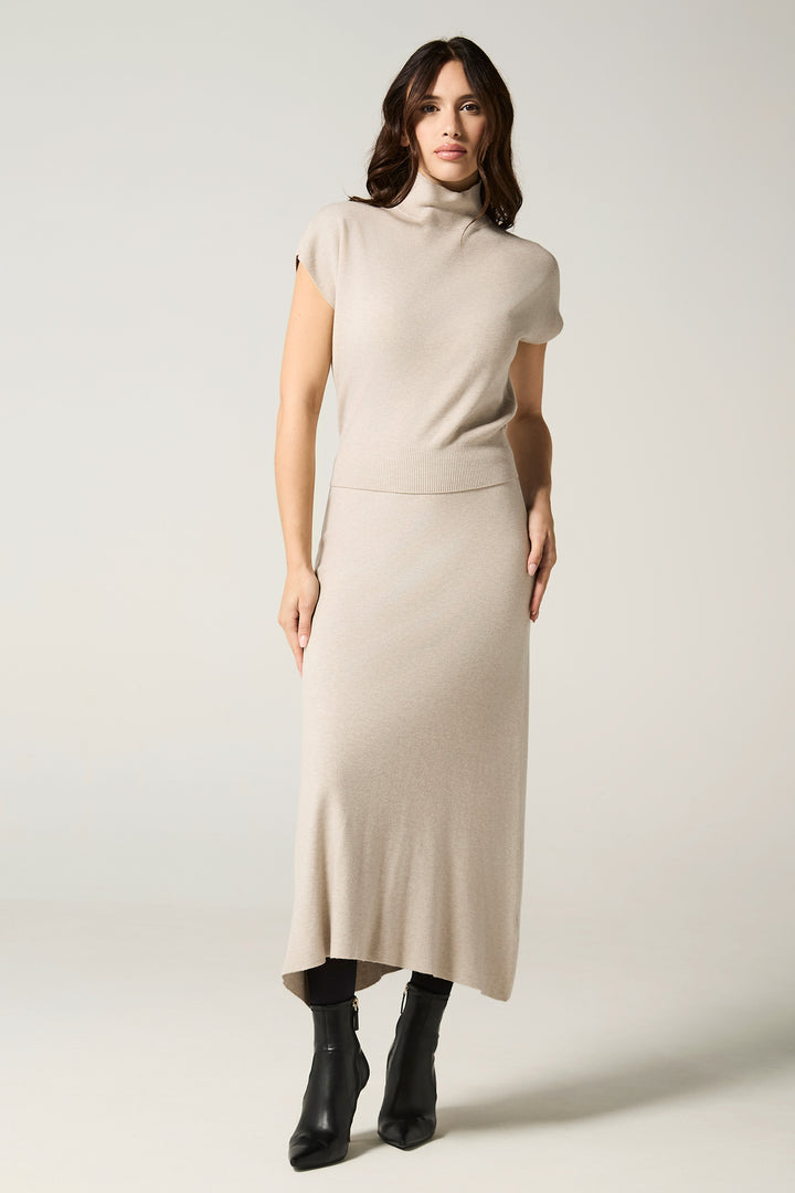 Maglia lupetto smanicata