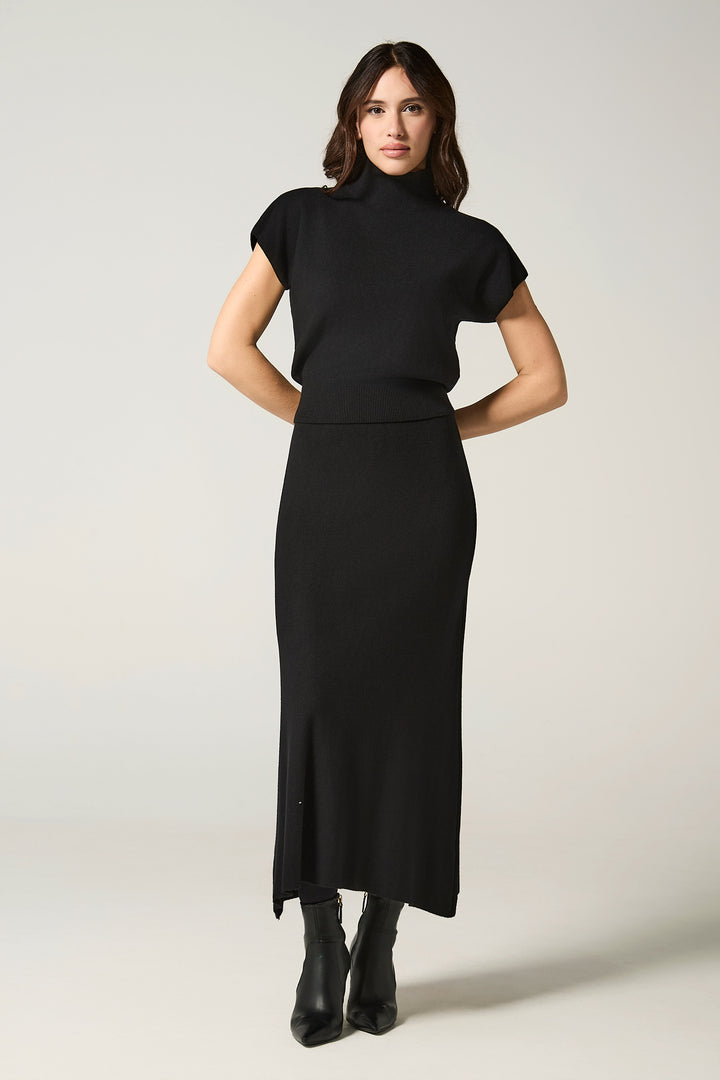 Maglia lupetto smanicata