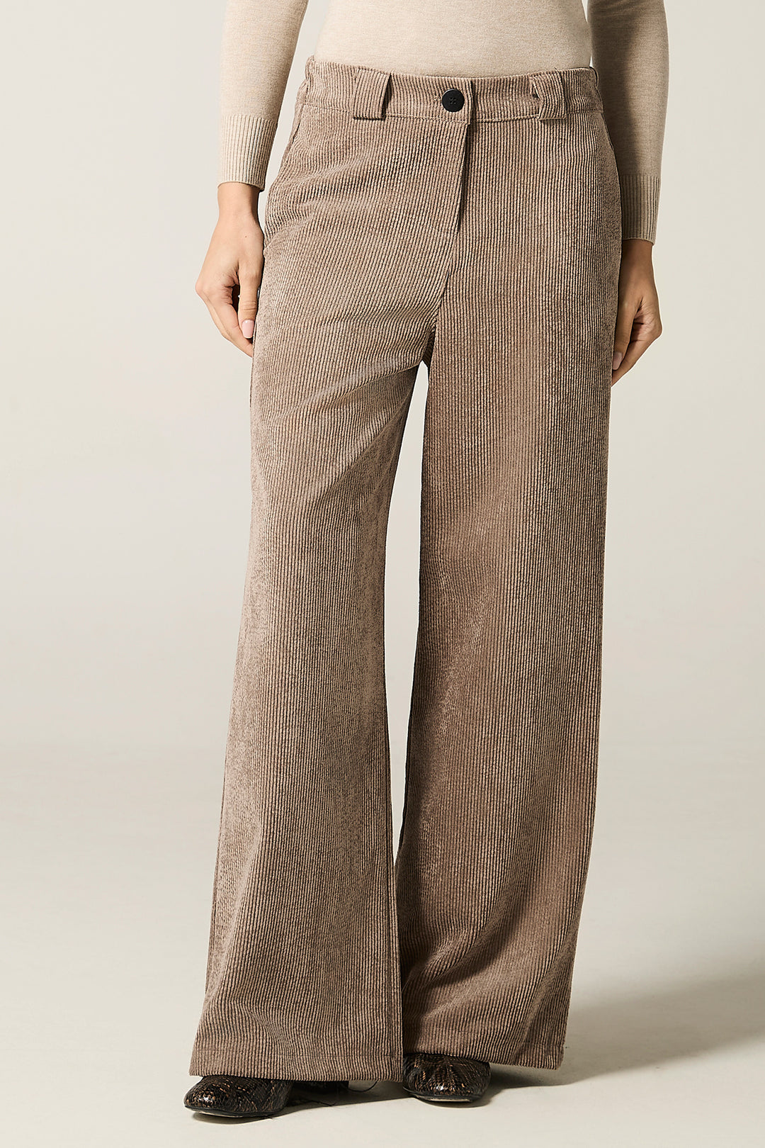 Pantalone chino in velluto a coste