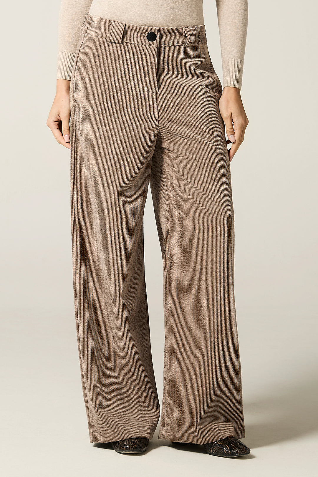 Pantalone chino in velluto a coste