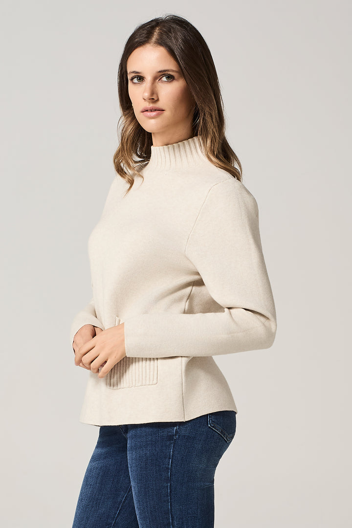 Maglia lupetto con tasche