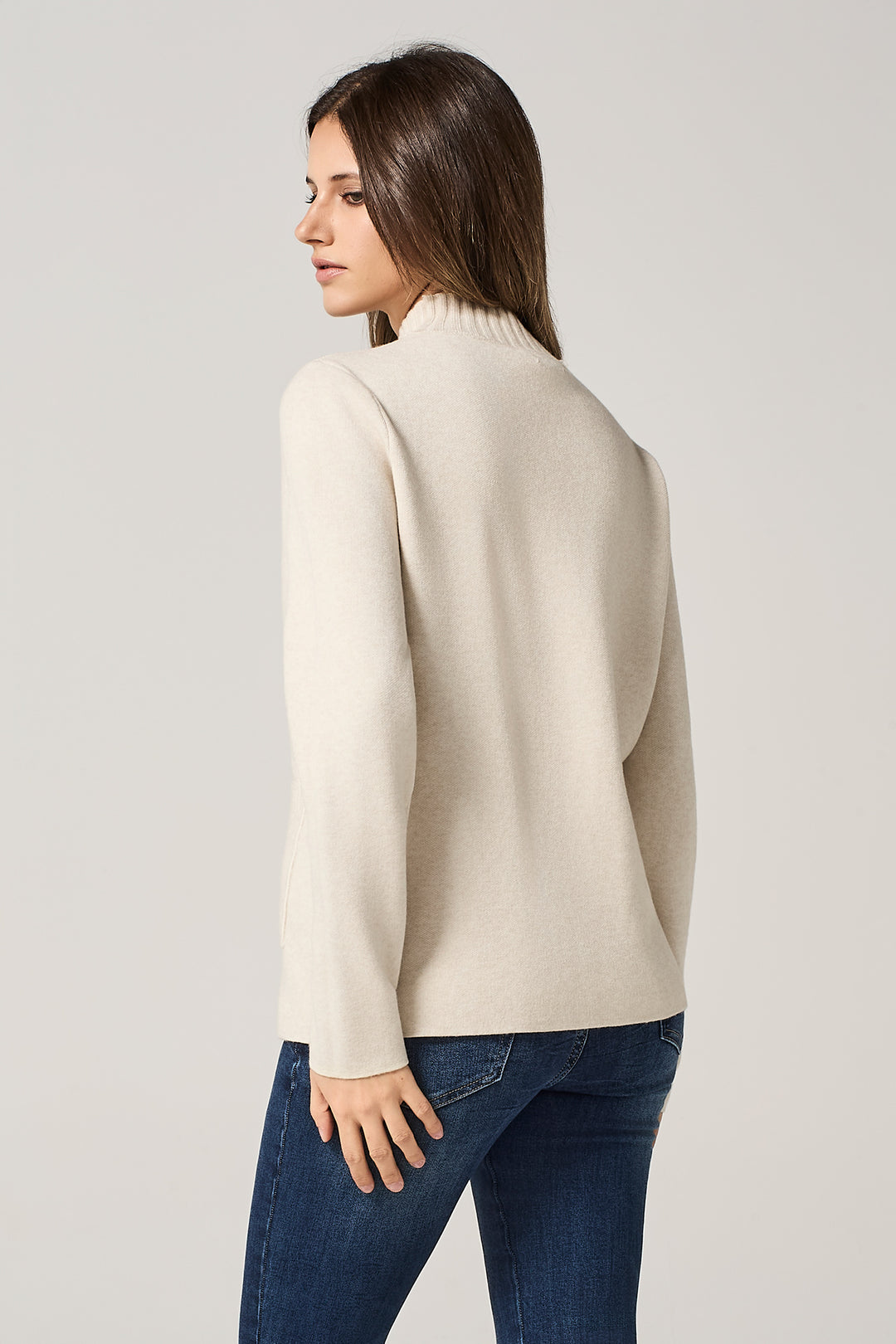 Maglia lupetto con tasche