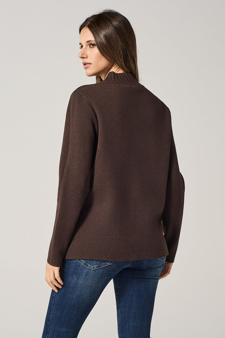 Maglia lupetto con tasche