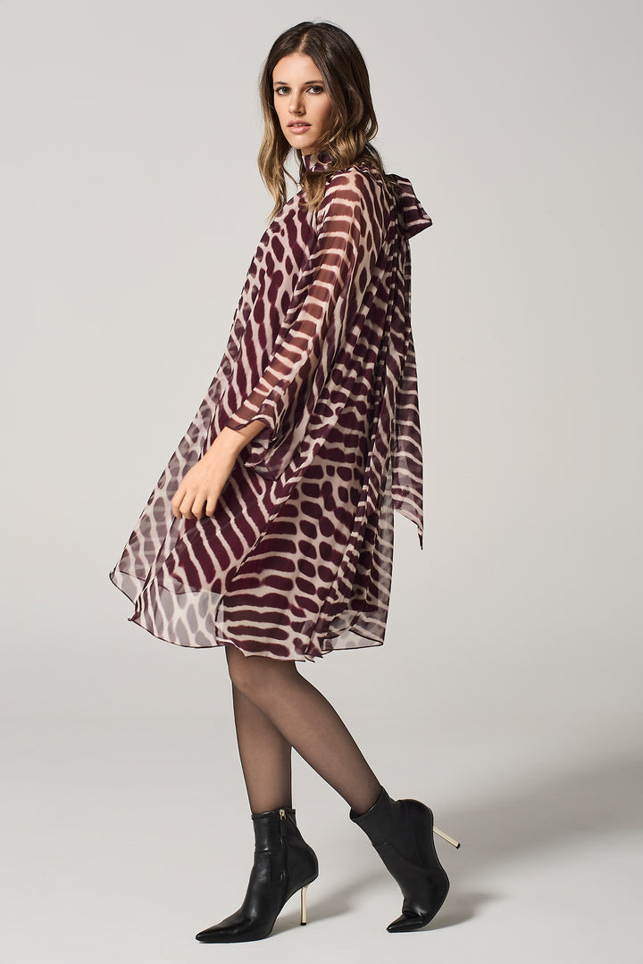 Abito ampio fantasia animalier