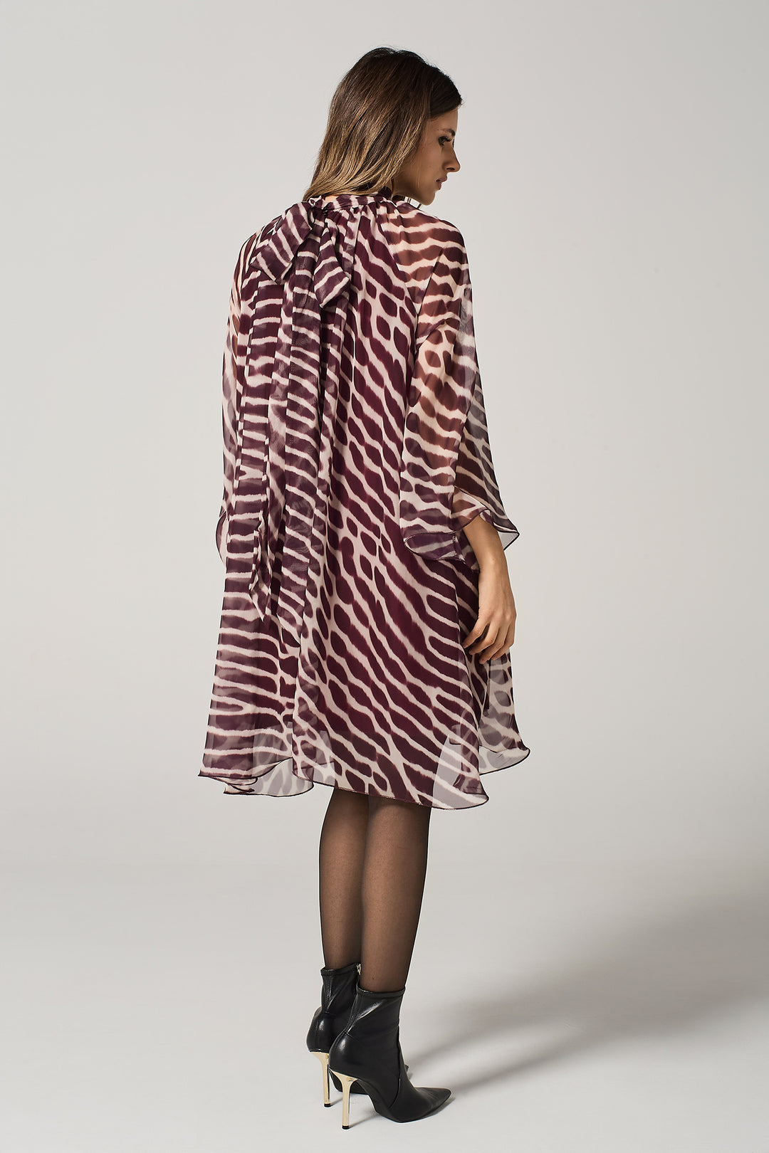 Abito ampio fantasia animalier