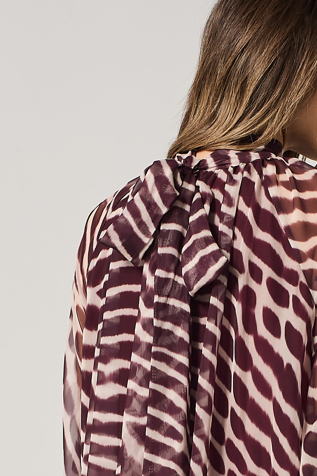 Abito ampio fantasia animalier