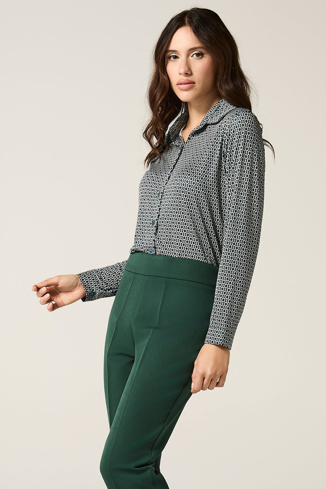 Camicia fantasia microcatene