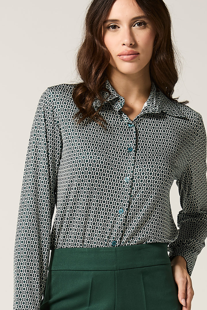 Camicia fantasia microcatene