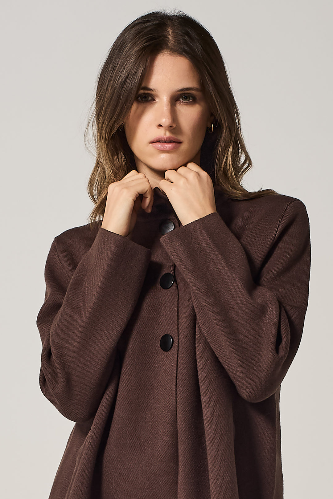 Giacca in maglieria con bottoni