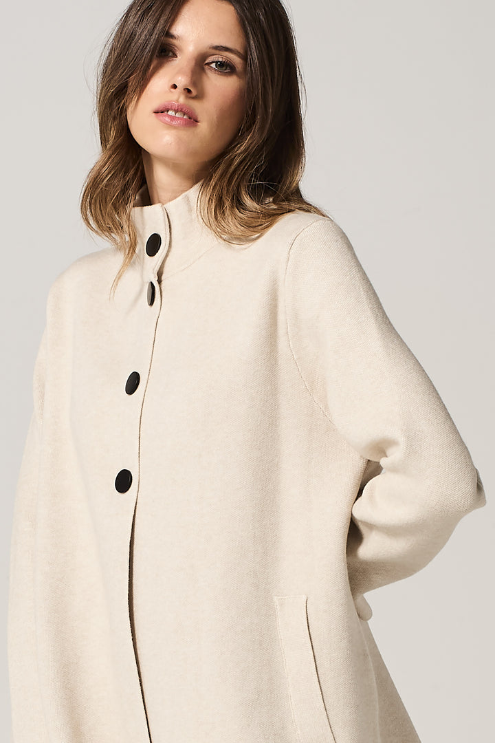 Giacca in maglieria con bottoni