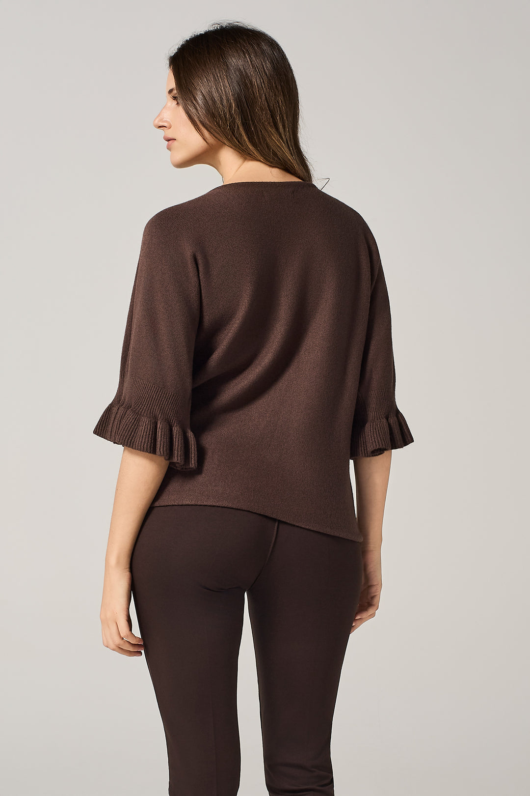 Maglia con maniche volant