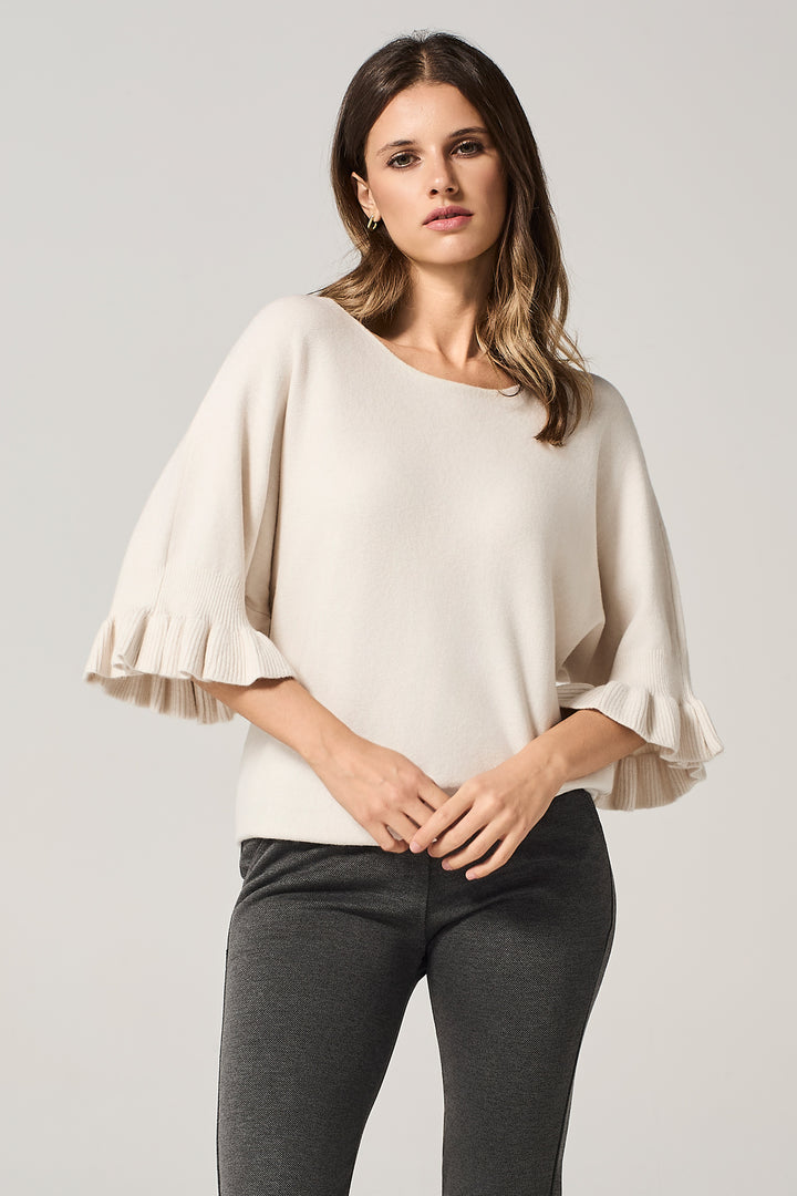 Maglia con maniche volant