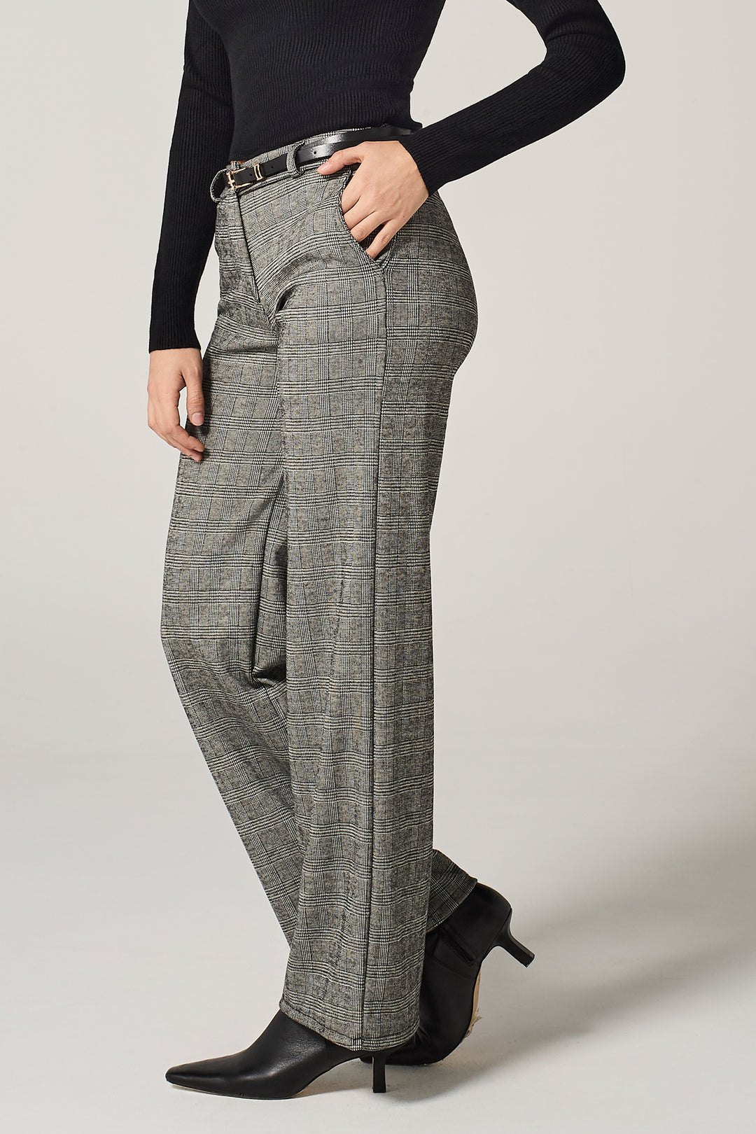 Pantalone chino in principe di galles