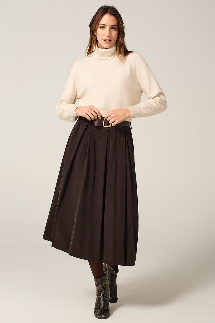 Maglia dolcevita raglan