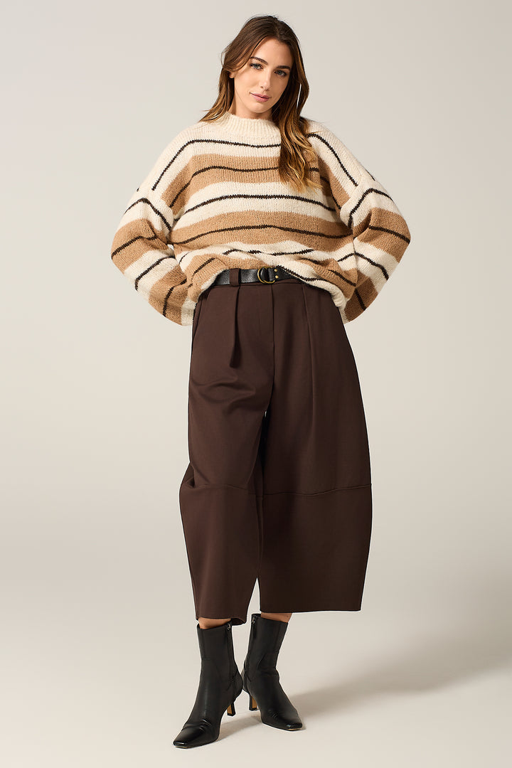 Pantalone balloon cropped