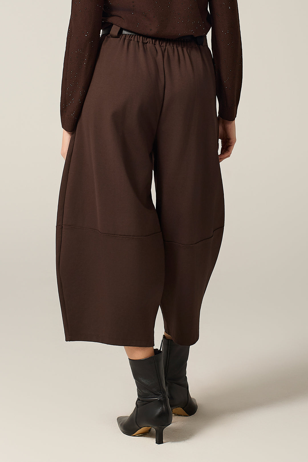 Pantalone balloon cropped