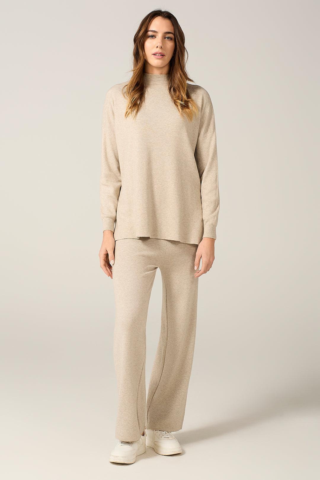 Pantalone jogger in maglieria