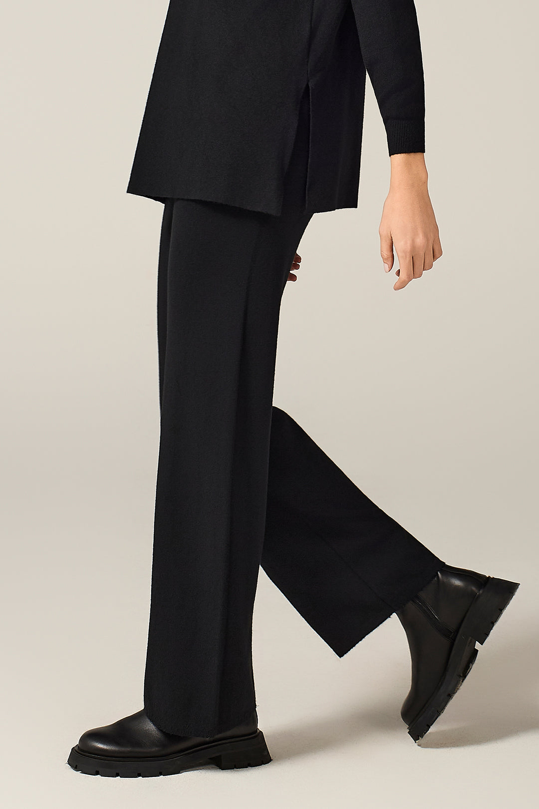 Pantalone jogger in maglieria