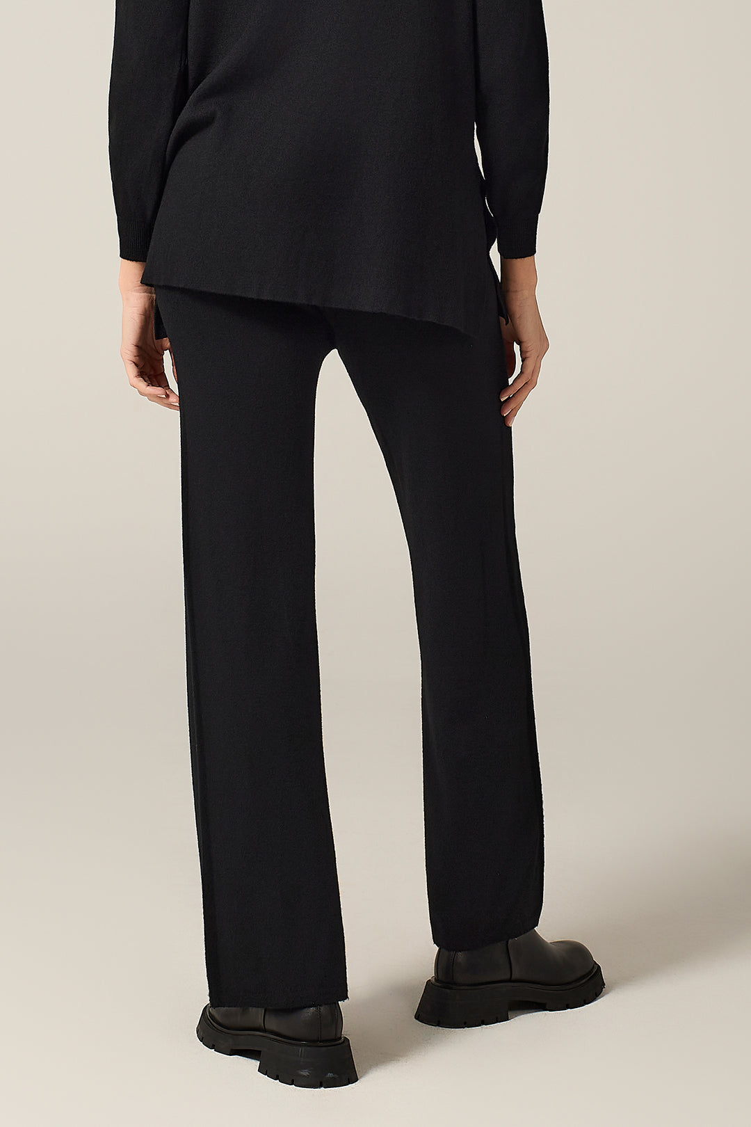 Pantalone jogger in maglieria