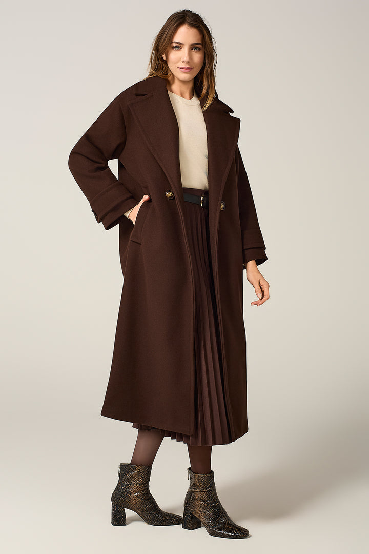 Cappotto lungo doppiopetto