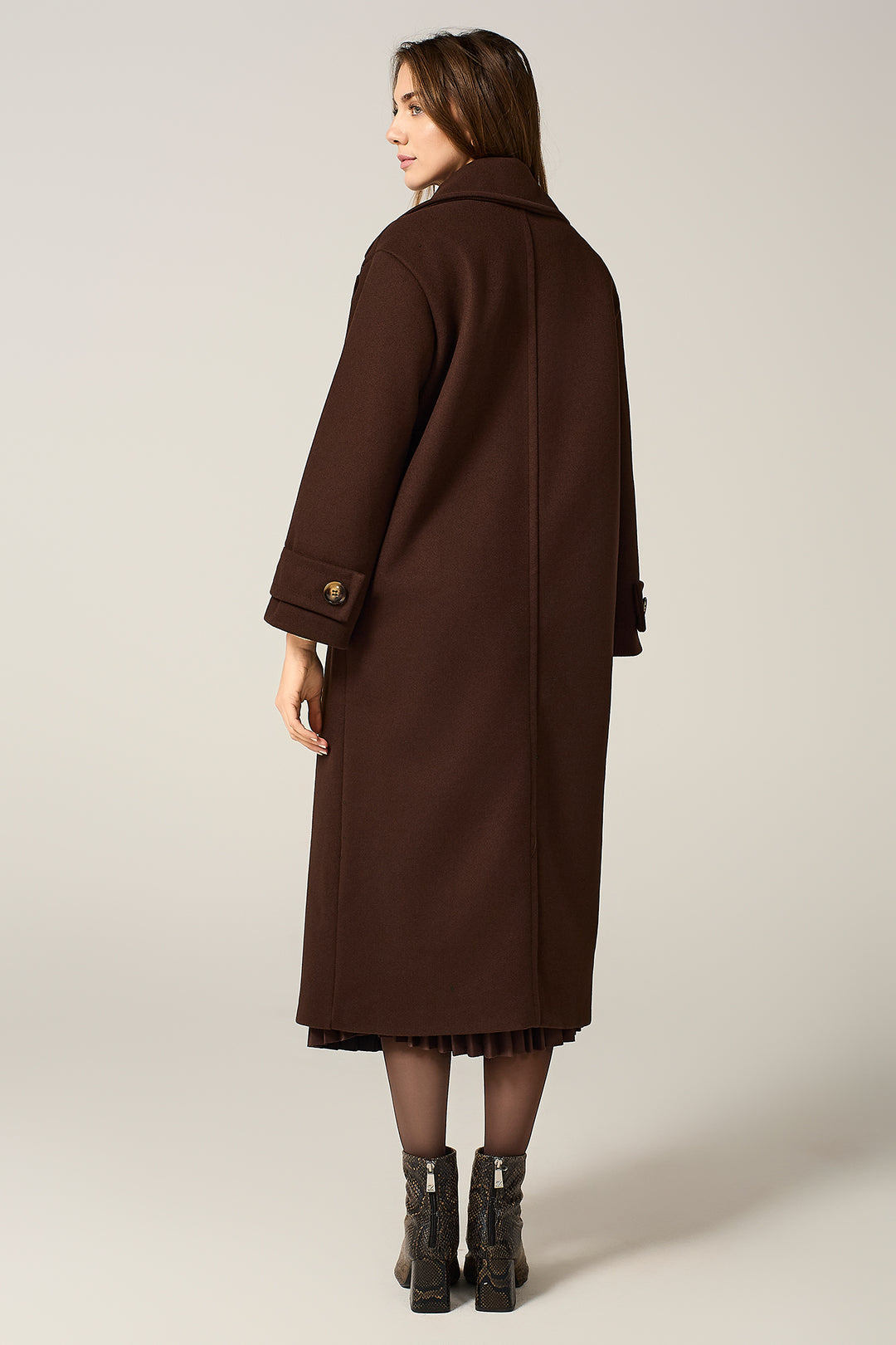 Cappotto lungo doppiopetto