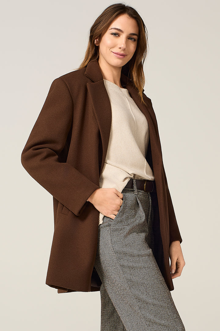 Cappotto midi a un bottone