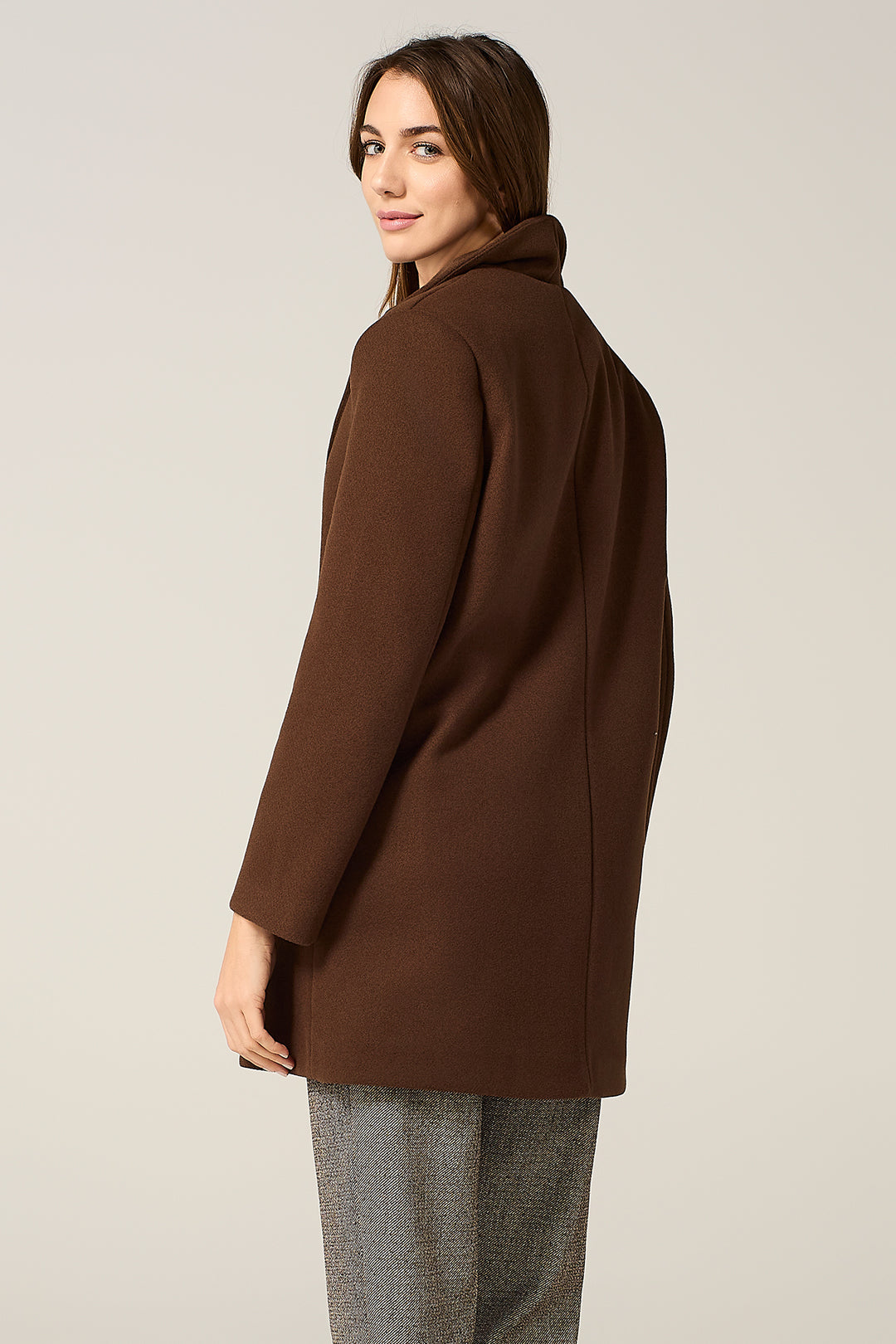 Cappotto midi a un bottone