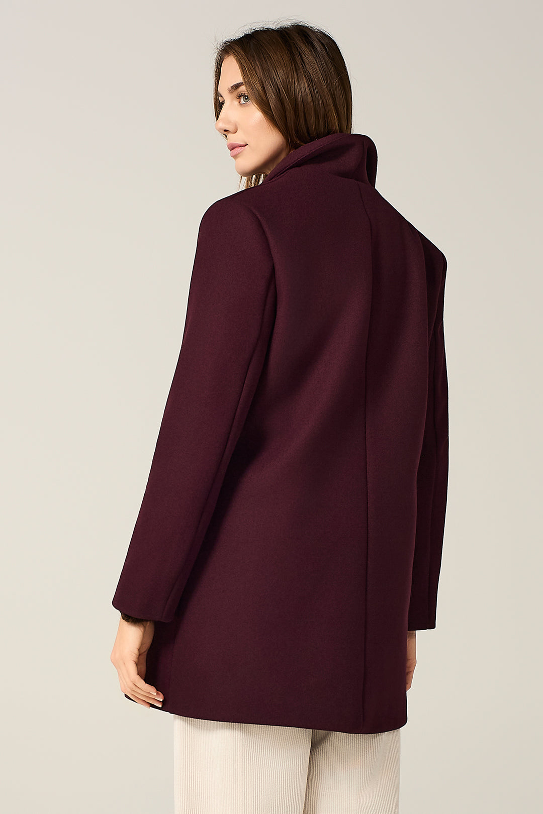 Cappotto midi a un bottone