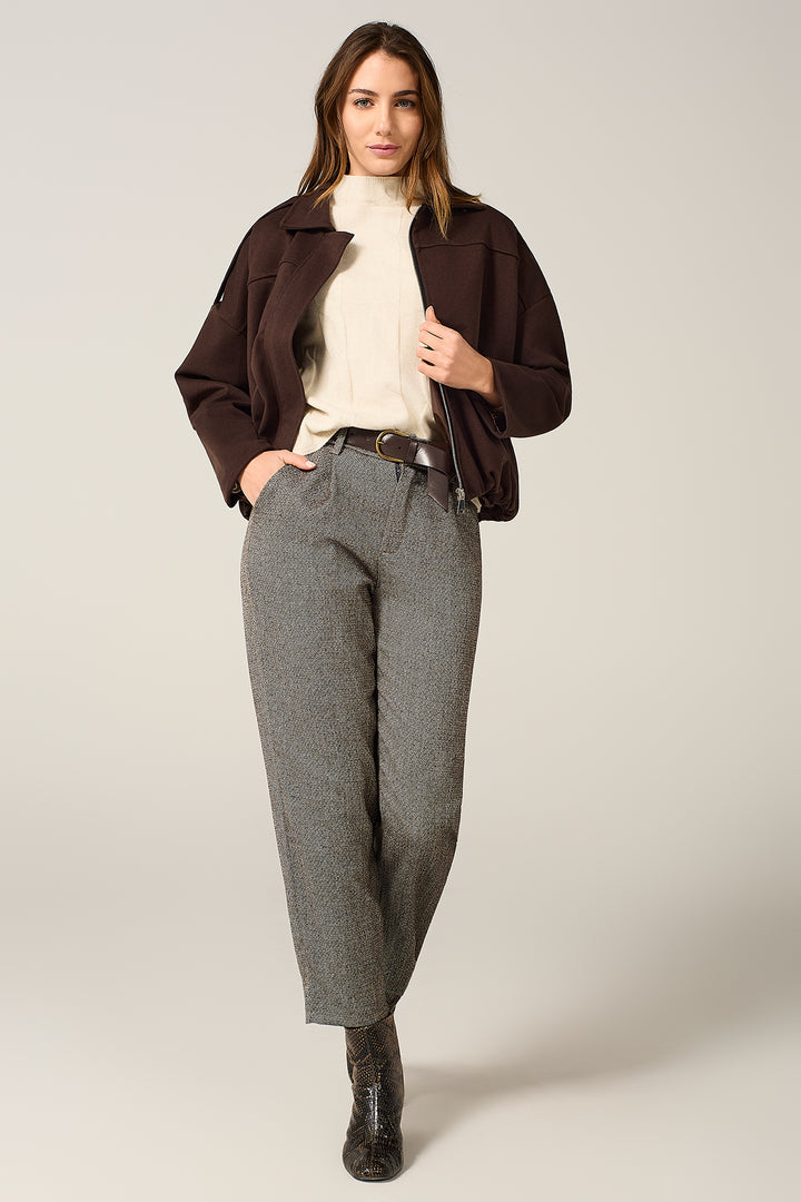 Giacca bomber in panno