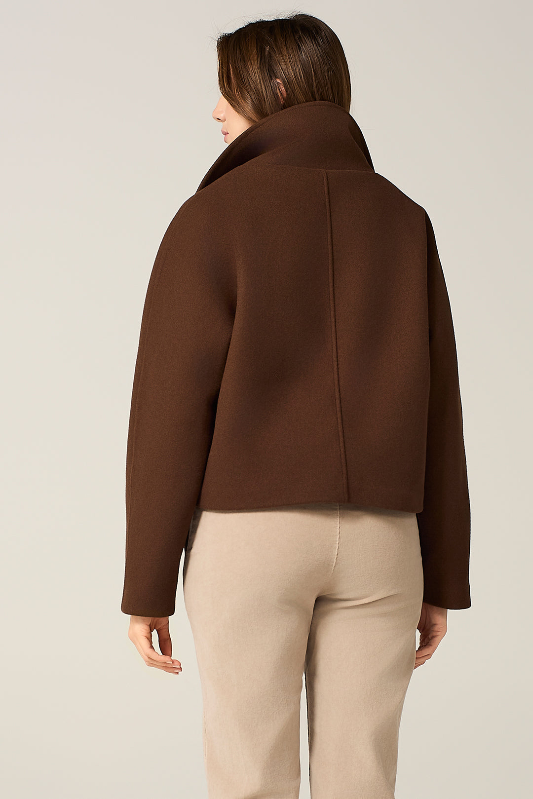 Giaccone in panno doppiopetto