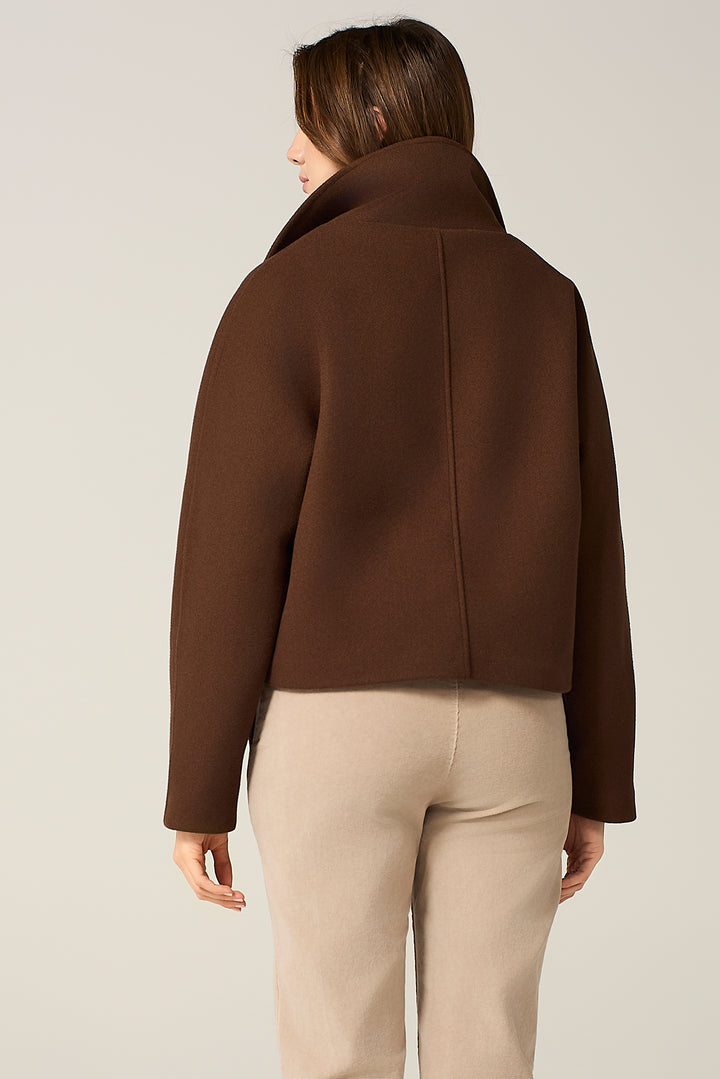 Giaccone in panno doppiopetto