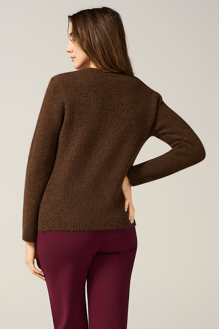 Maglia in misto mohair con orso