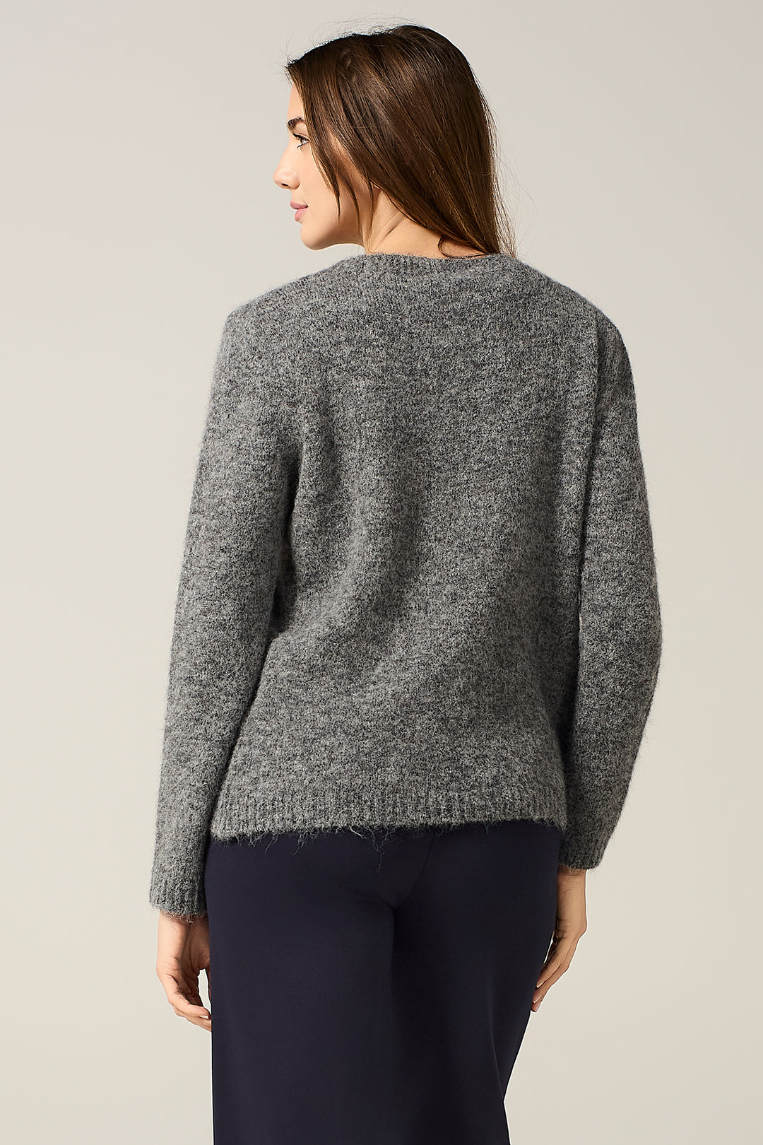 Maglia in misto mohair con orso