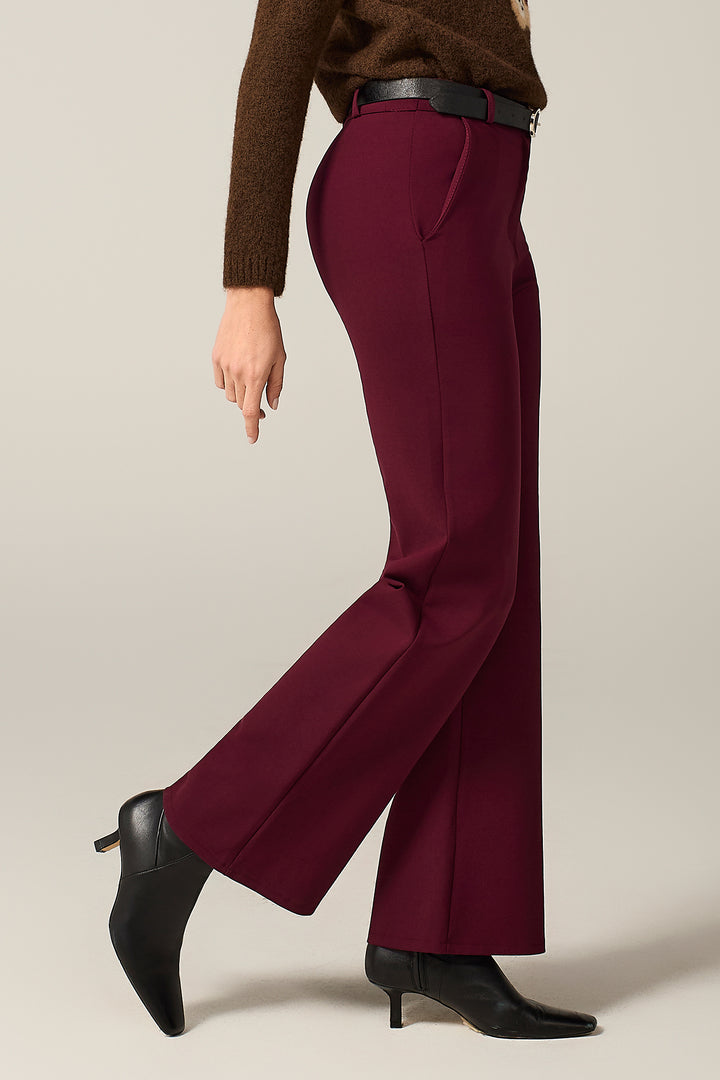 Pantalone chino in punto milano stretch