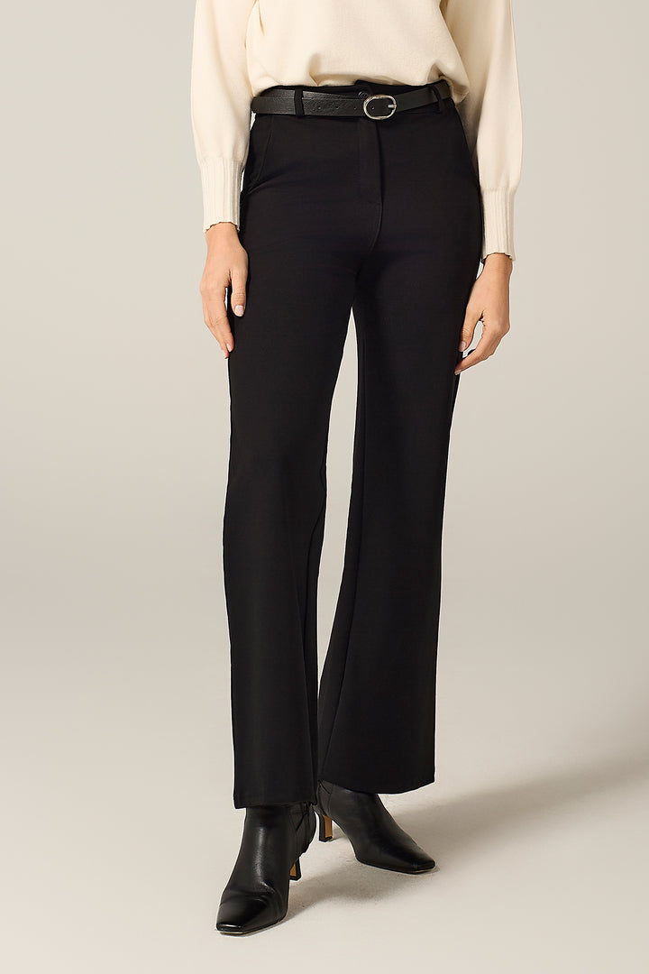 Pantalone chino in punto milano stretch