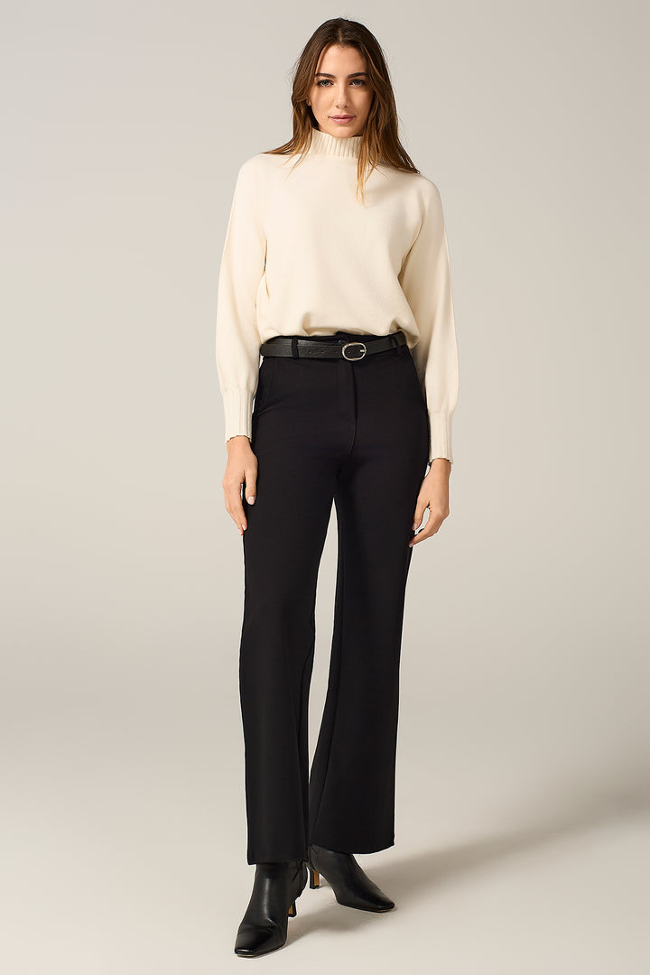 Pantalone chino in punto milano stretch