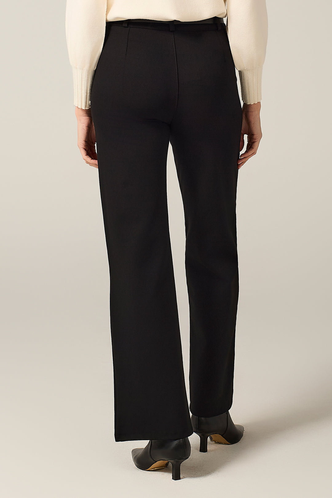 Pantalone chino in punto milano stretch