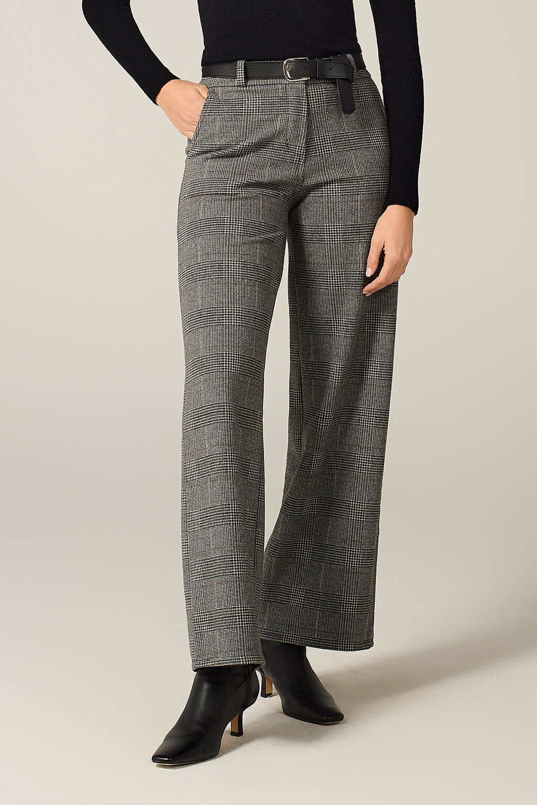 Pantalone chino fantasia principe di galles