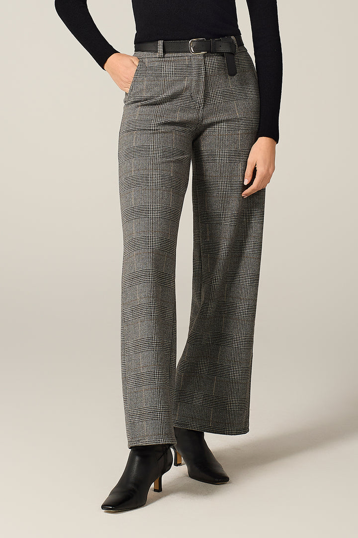 Pantalone chino fantasia principe di galles