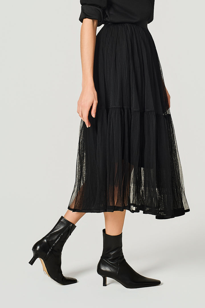 Gonna in tulle plissè