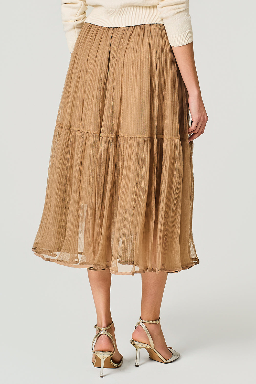 Gonna in tulle plissè