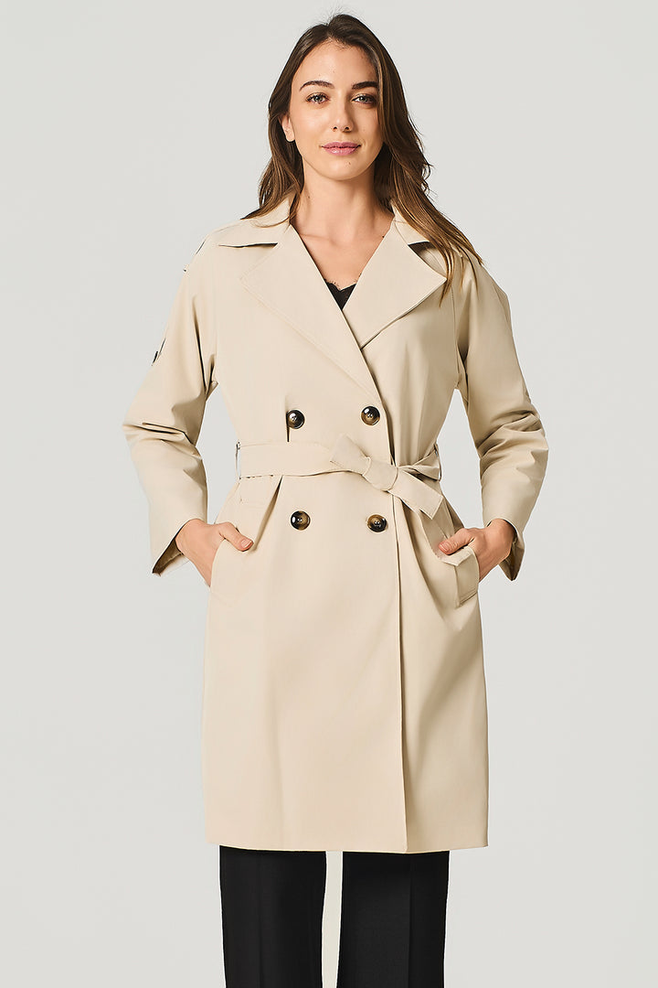 Trench doppiopetto