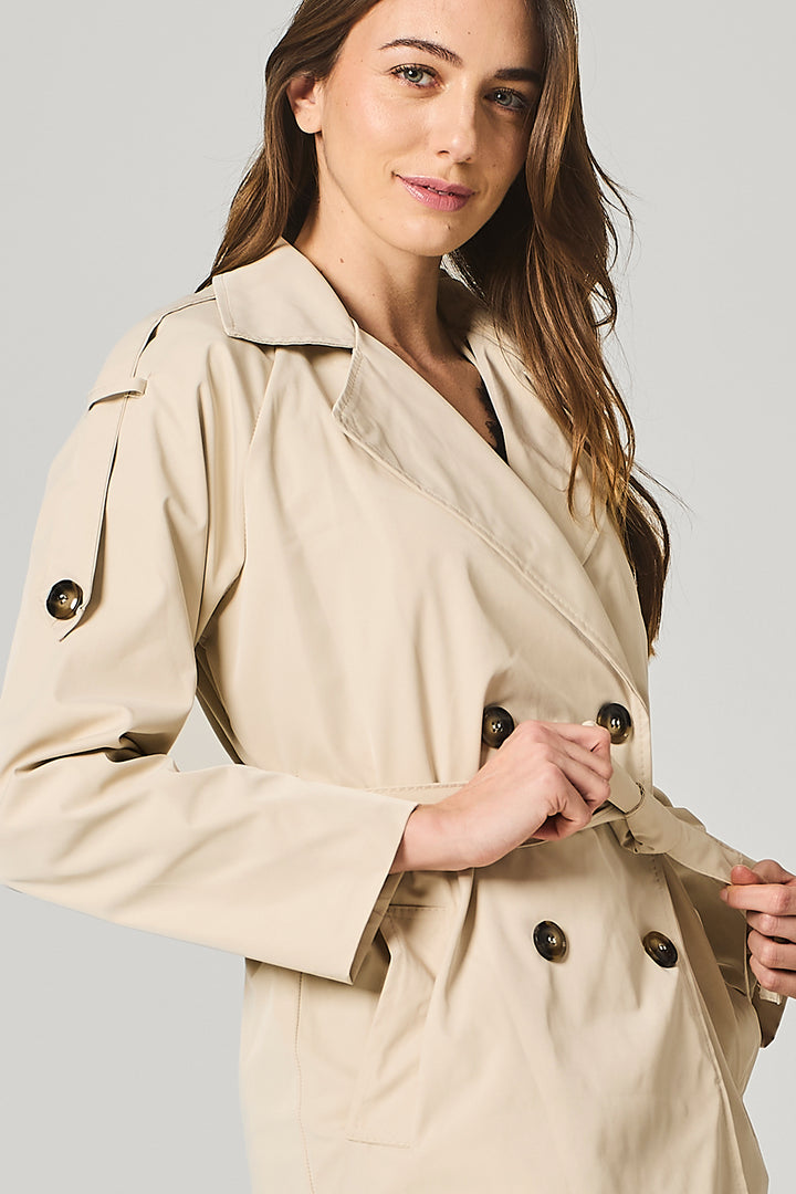 Trench doppiopetto